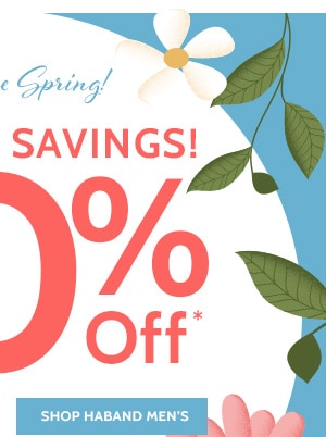 Welcome Spring Sidewide savings 50% Off - Shop Haband Men's