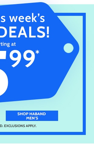 Shop this Week's Wow Deals Starting at $5.99 - Shop Men's