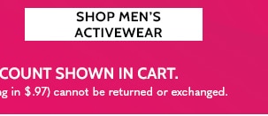 All Clearance take an extra 30% Off two or more! Or 20% Off one. DSave up to 805 off - Shop Men's Activewear
