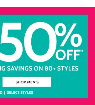 Lowest Prices of the Season! 50% Off Big Savings on 80+ Styles - Shop Men's