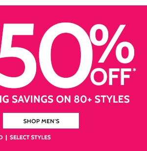 Lowest Prices of the Season! 50% Off Big Savings on 80+ Styles - Shop Men's