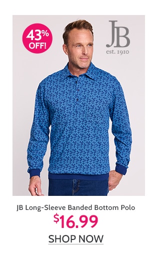 JB Short Sleeve Pique Knit Polo $16.99 - Shop Now