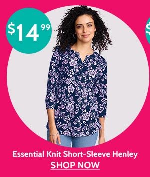 Lowest Prices of the Season! Essential Knit Short Sleeve Henley - Shop Now