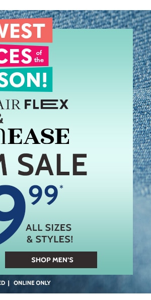 Lowest Prices of the Season! John Blair Flex, Denimease & Denim sale Now $18.99 All Sizes & Colors On Sale - Shop Men's