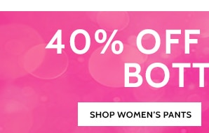 40% Off Bottoms - Shop Women's Pants