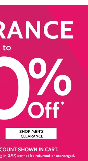Clearance up to 80% Off!- Shop Men's