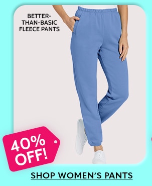 Better Than Basic Fleece Pants - Whopp Women's Pants