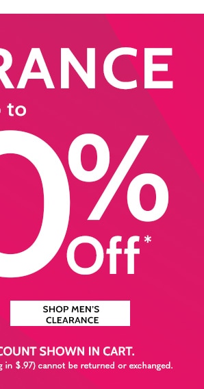 Clearance up to 80% Off!- Shop Men's