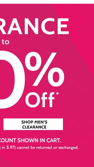 Clearance up to 80% Off!- Shop Men's