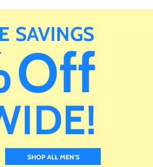 Even more Savings 50% Off Sitewide! Shop All Men's