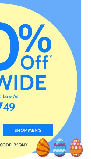 50% Off Sitewide Styles as low as $7.49 - Shop Men's