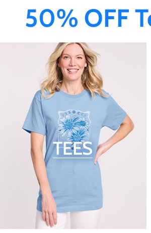 50% Off Tees & Shorts - Shop Women's Tees
