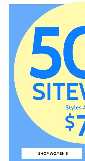 50% Off Sitewide Styles as low as $7.49 - Shop Women's