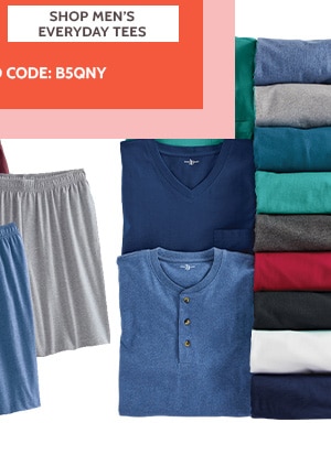 Gear up for Spring 50% off Activewear- Shop Men's Everyday Tees