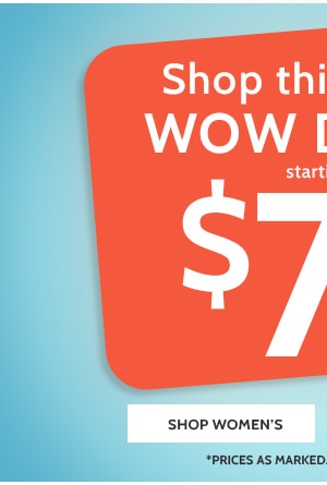 Shop this Week's Wow Deals! Starting at $7.49 - Shop Women's