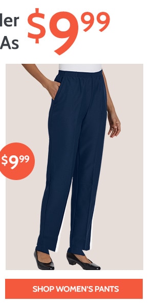 Bottoms for her as low as $9.99 Shop Women's Pants