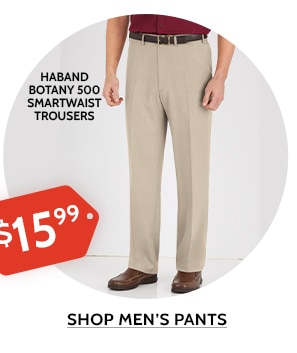 Styles from $8.79 Prime Picks: Tops, Fleece, Shirts and More! Haband Botand 500 Ssmartwaist trousers - Shop Men's Pants