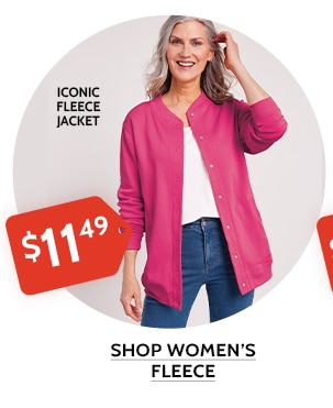 Styles from $8.79 Prime Picks: Tops, Fleece, Shirts and More! Iconic Fleece Jackets - Shop Women's Fleece