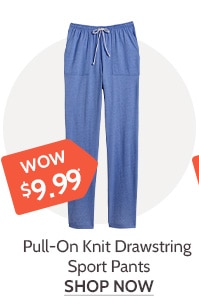Pull On Drawstring Sport Pants - Shop Now