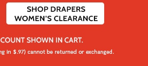 Shop Drapers Clearance