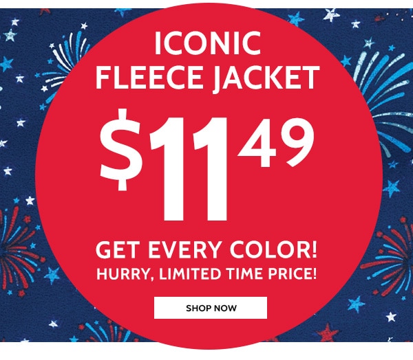 Iconic Fleece Jacketg $11.99 Get every color! Hurry, Limited time price! - Shop Now