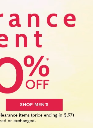 Clearance up to 80% off - Shop Men's Clearance