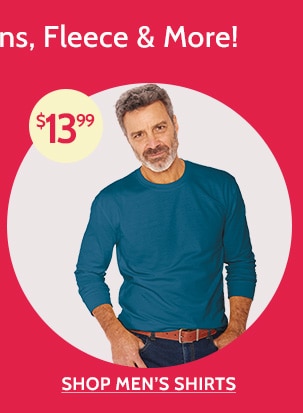 Save on Tops, Jeans, Fleece and more. Shop Men's Shirts