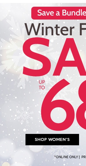 Save a Bundle and Stock Up! Wintere Favorites sale 68% Off - Shop Womens