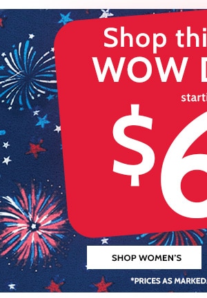 Shop This Week's Deals! Starting at $6.99 - Shop Women's 