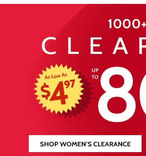 1000 Items 80% OFF Shop Women's Clearance