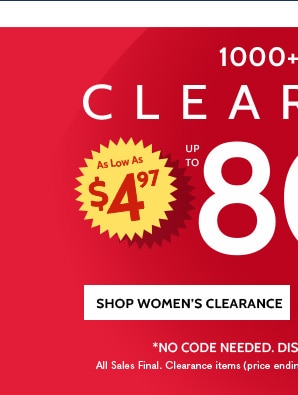1000 Items as low as $4.97 Up to 80% OFF - Shop Women's Clearance
