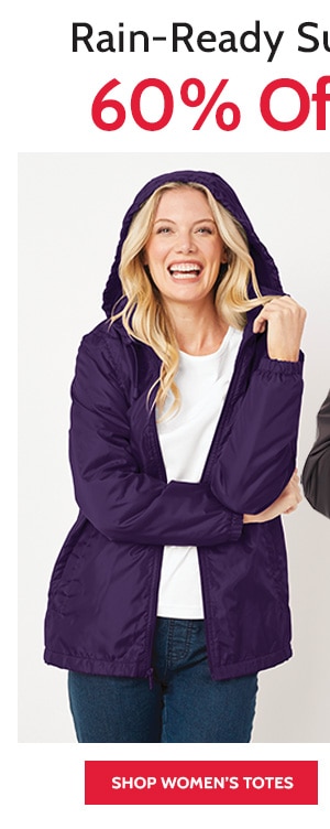 Rain-Ready Summere Stylin'! 60% Off totes - Shop Women's Totes