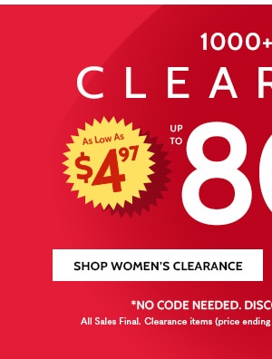 1000 Items as low as $4.97 Up to 80% OFF - Shop Women's Clearance