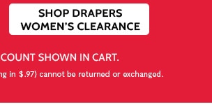 Shop Drapers Clearance
