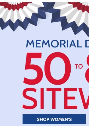 Memorial Day Savings! 50% To 80% Off Sitewide! - Shop Women's