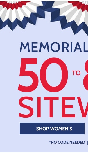 Memorial Day Savings! 50% To 80% Off Sitewide! - Shop Women's