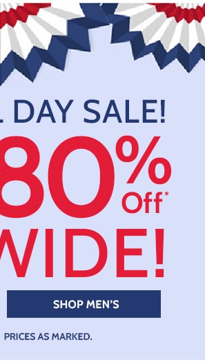 Memorial Day Savings! 50% To 80% Off Sitewide! - Shop Men's