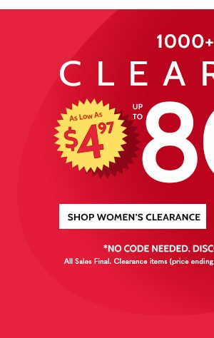 1000 Items Up to 80% OFF - Shop Women's Clearance