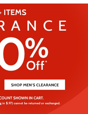 1000 Items Up to 80% OFF - Shop Men's Clearance