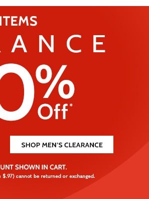 1000+ Items Clearance as low as $4.97 Up to 80% Off - Shop Men's Clearance