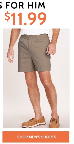 Bottoms for Him Starting at $11.99 Shop Men's Shorts