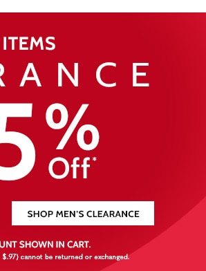 1000 Items 85% OFF Shop Men's Clearance