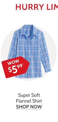 Super-Soft Flannel Shirt - Shop Now