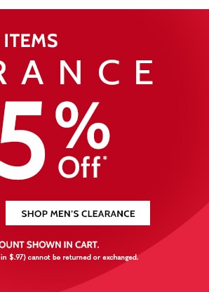 1000 Items 85% OFF Shop Men's Clearance
