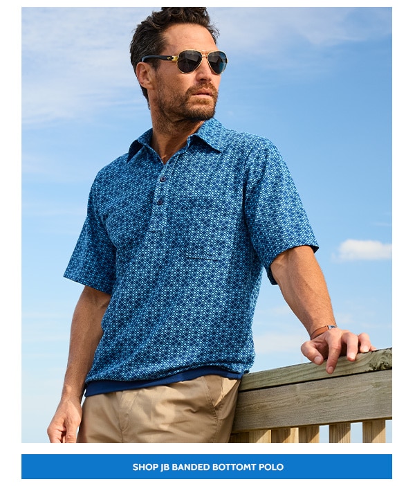 Shop HB Banded bottom Polo
