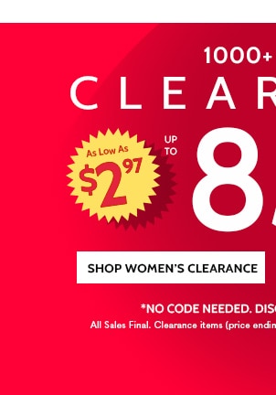1000 Items 85% OFF Shop Women's Clearance