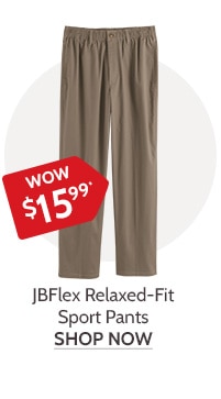 JohnBlairFlex Relaxed Fit Sport Pants - Shop Now