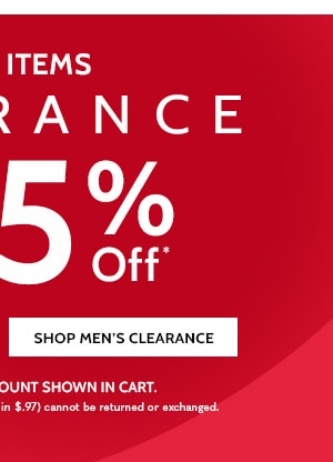 1000 Items 85% OFF Shop Men's Clearance