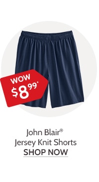John Blair Jersey Knit Shorts - Shop Now