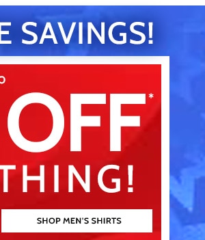Even more Savings! 60 to 80% Off Everything! Shop Men's Shirts